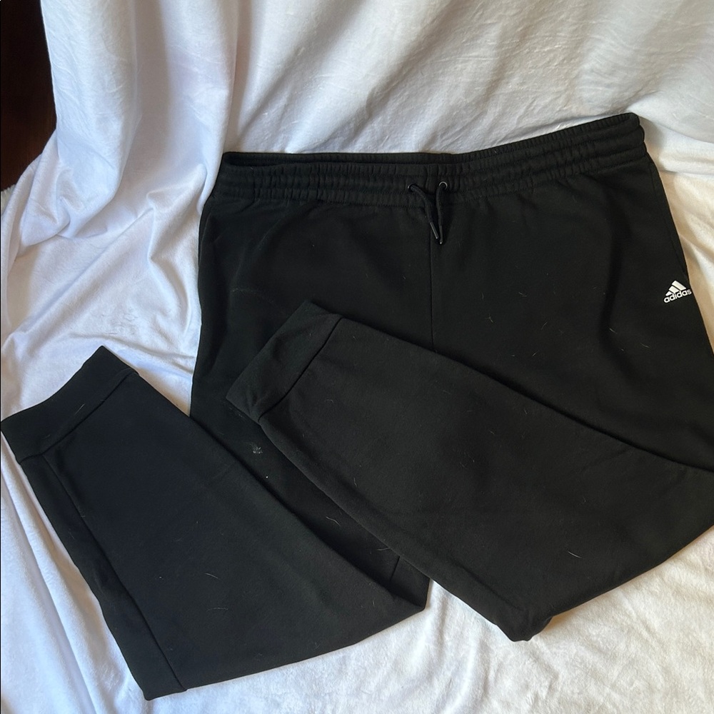 Adidas Black Casual Track Pants